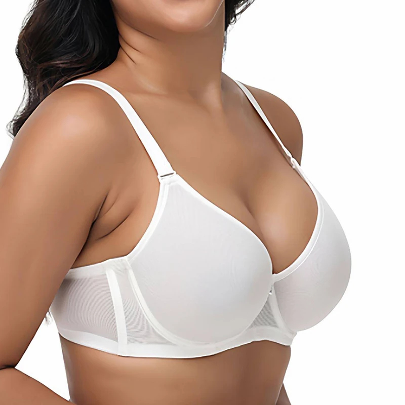 Übergrößen Damen Netz-Unterstü – Underwire Bra Padded Bewertung und Preis