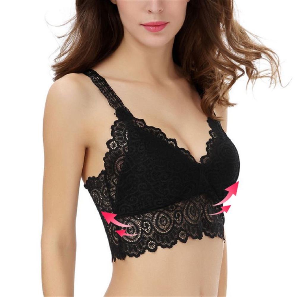 Sommer Frauen Spitze Baumwolle – T Shirt Bra Seamless Bewertung und Preis