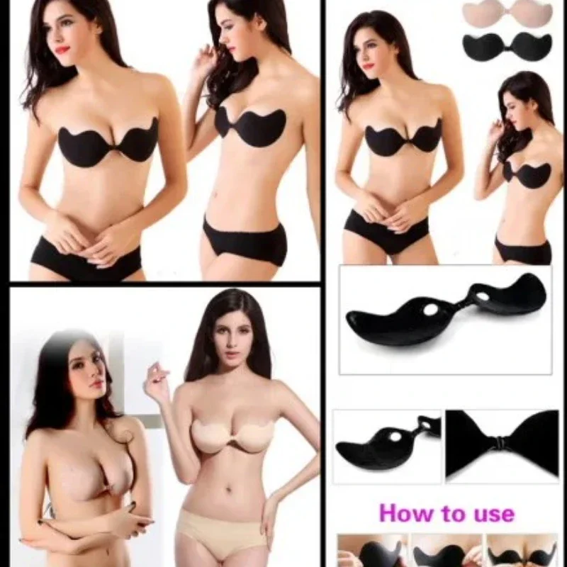 Frauen Sexy Trägerlosen Unsich – Backless Bra Sticky Bewertung und Preis