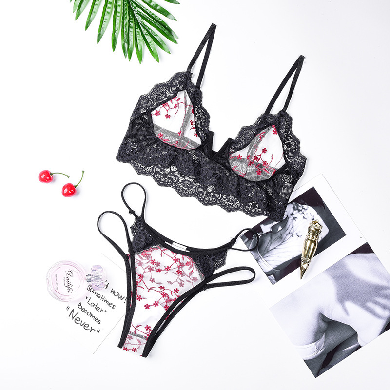 Damen-Dessous-Set, ultradünnes – Lace Bralette Set Bewertung und Preis